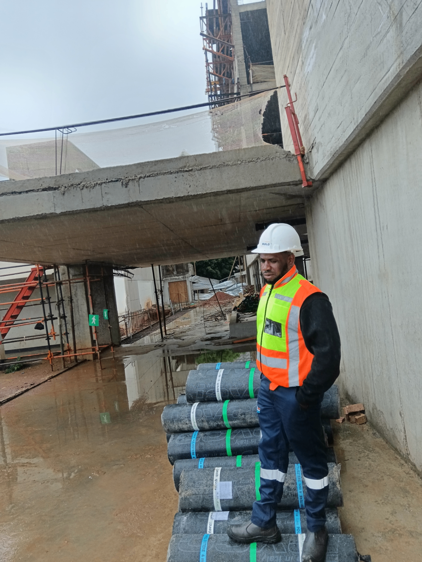 Chauke Waterproofing team on site